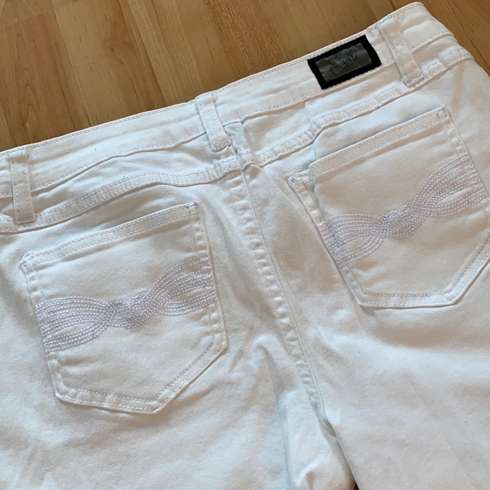 Earl Jean White Cropped jeans 8 - Picture 10 of 11